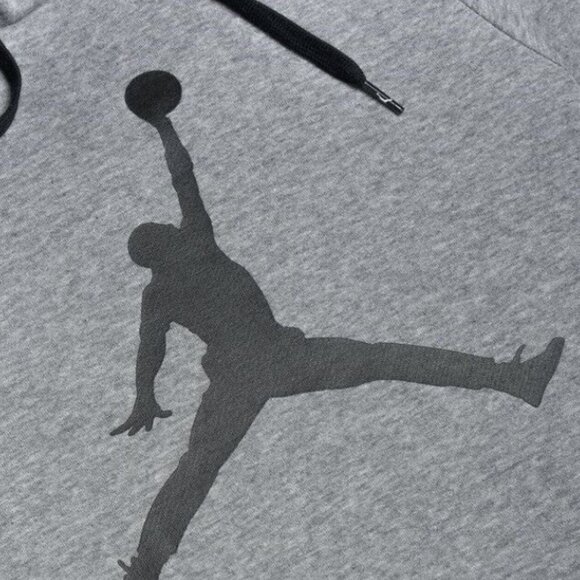 Mens Nike Air Jordan Jumpan Pullover Hoodie Logo Fleece - Picture 4 of 6